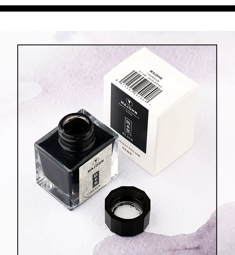Moonman Waterproof Fountain Pen Ink 50ml – Smooth Non-Carbon Ink for Daily Writing