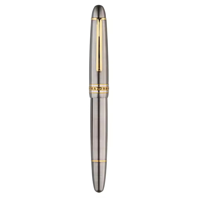 Moonman P136 Titanium Alloy Piston Fountain Pen - Lightweight Premium Writing Instrument with Optional Gold Nib