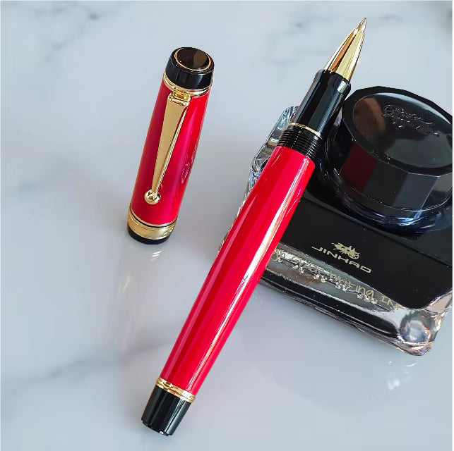 J 845,Medium Size Metal Body,0.7 MM Roller Ball Pen