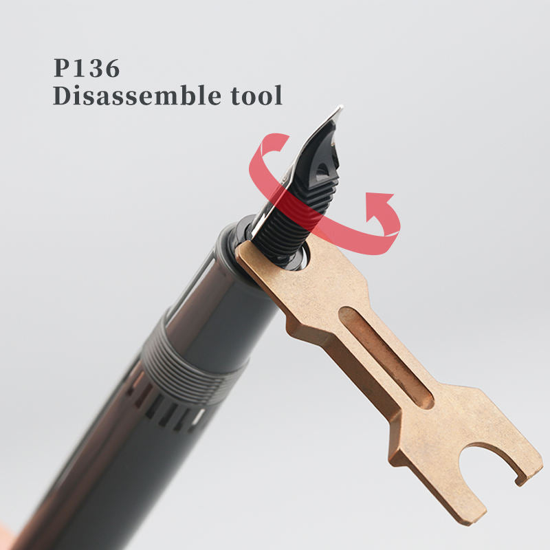 MAJOHN P136 Brass Fountain Pen Disassembly Tool – Professional Maintenance & Assembly Accessory
