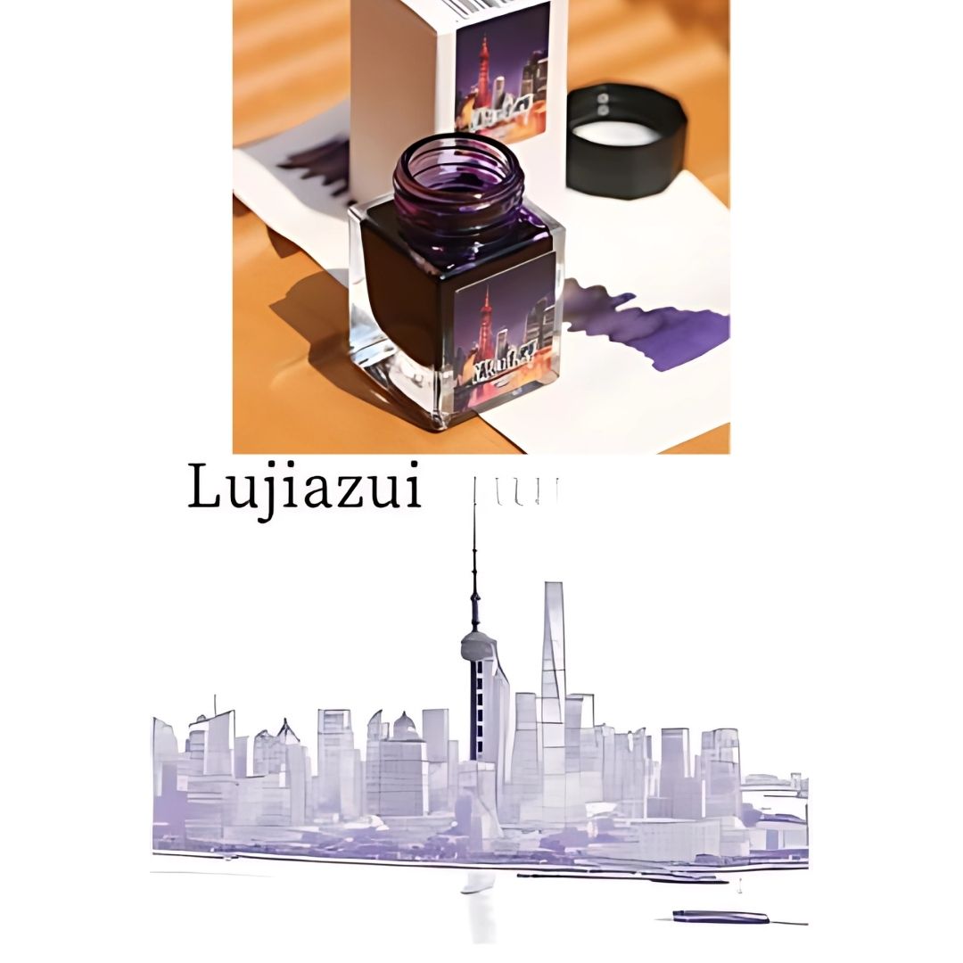 MAJOHN 20ml Gold Powder Ink – Magic City Color Series, Shimmering Calligraphy Ink with Metallic Luster for Art, Cards & Creative Writing (9 Colors)