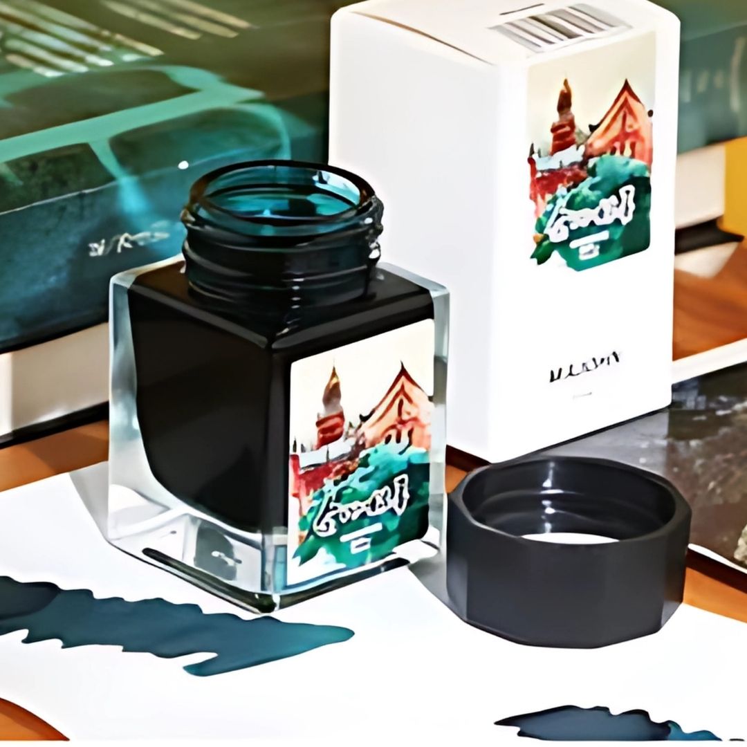 MAJOHN 20ml Gold Powder Ink – Magic City Color Series, Shimmering Calligraphy Ink with Metallic Luster for Art, Cards & Creative Writing (9 Colors)