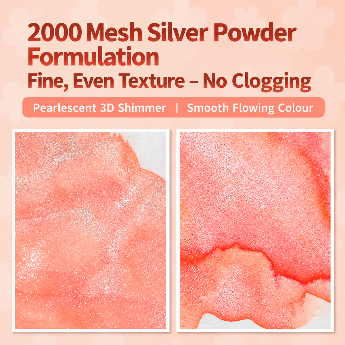 Ostrich Peach Fuzz 50ml Scented Shimmer Fountain Pen Ink – Waterproof Pigment Ink, 2024 Limited Edition