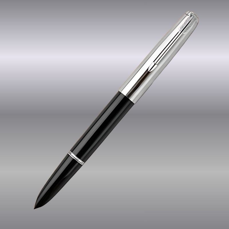 Hero 616 Plus Fountain Pen – Original Ink Pen with Iridium Fine Nib, Silver Cap – Smooth Classic Writing Pen, Available in Black & Maroon