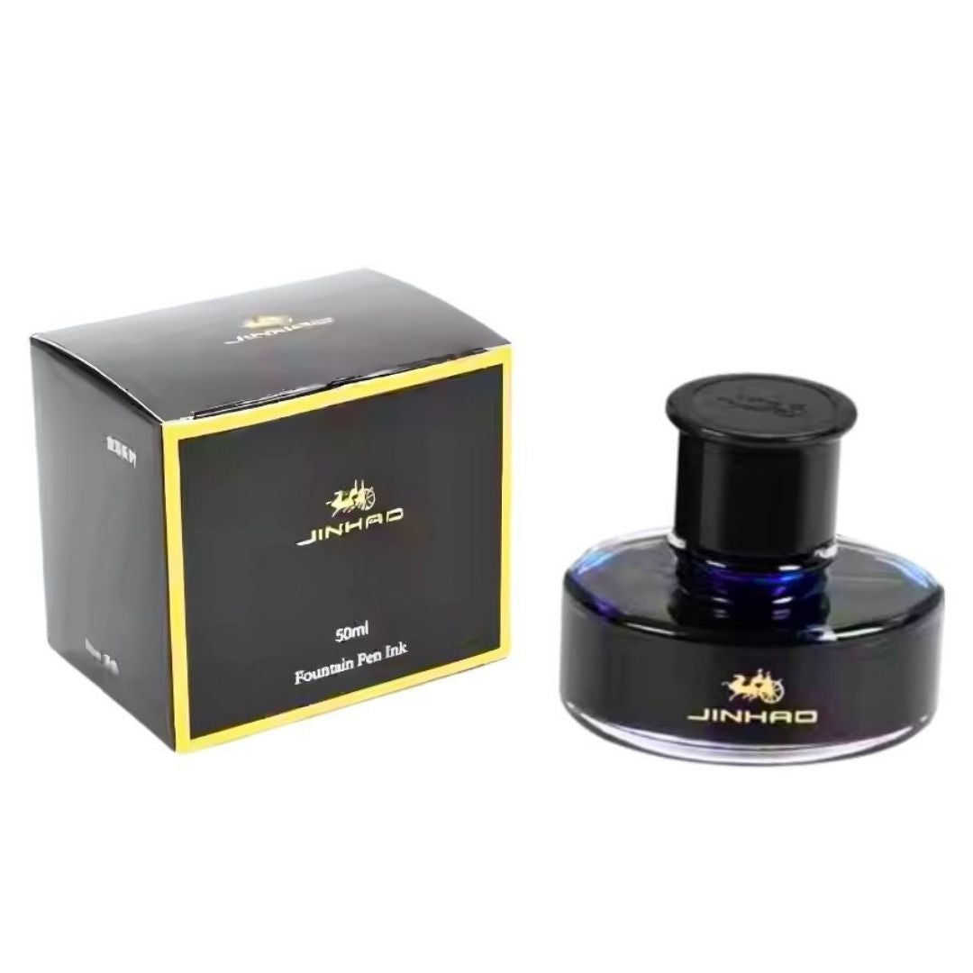 Jinhao 50ml Blue Ink Bottle – Smooth & Permanent Ink for Fountain Pens, Dip Pens & Brush Pens