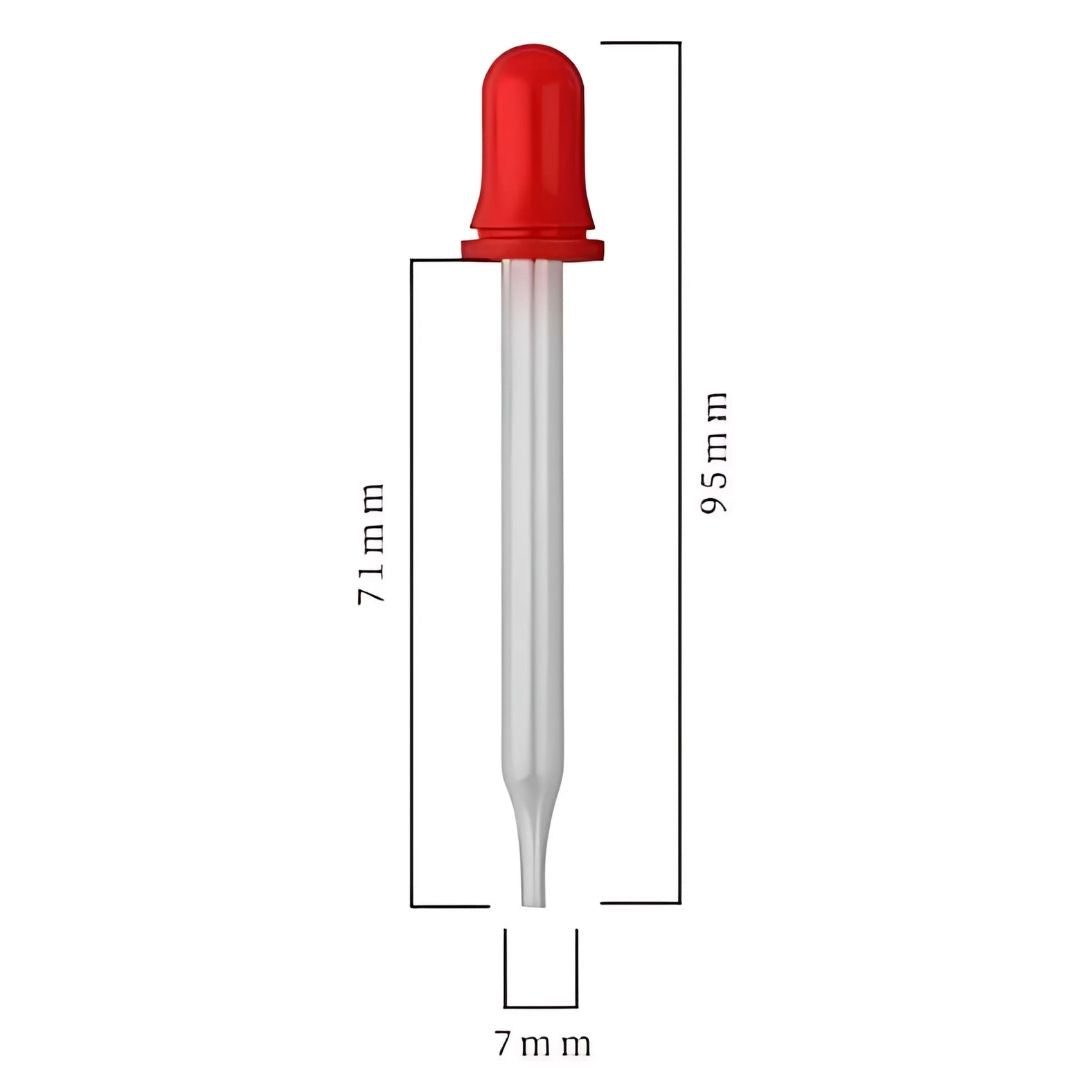 Moonman Fountain Pen Eyedropper – Short Size Ink Filling Accessory, Clear Plastic