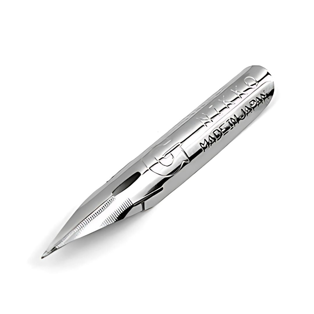 Nikko G Pen Nib – Japanese Calligraphy & Manga Drawing Nib, Copperplate & Spencerian, Medium Flex