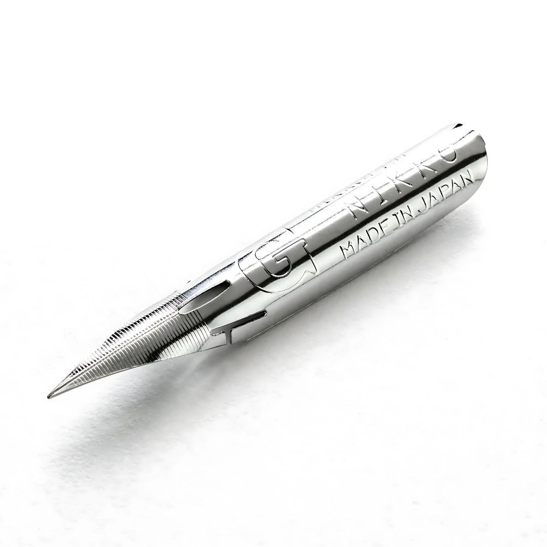 Nikko G Pen Nib – Japanese Calligraphy & Manga Drawing Nib, Copperplate & Spencerian, Medium Flex