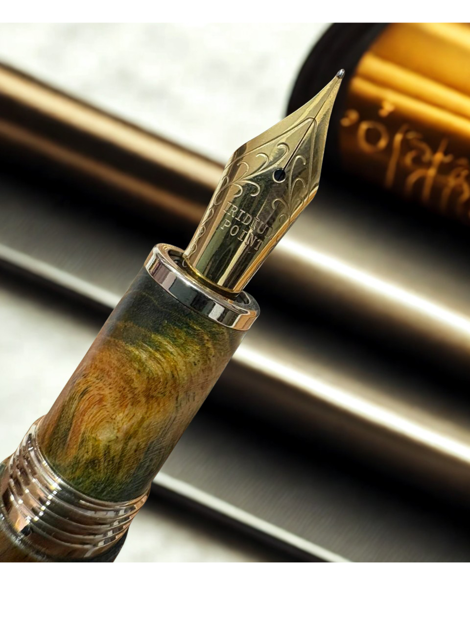 Jinxian Natural Stabilized Wood Fountain Pen