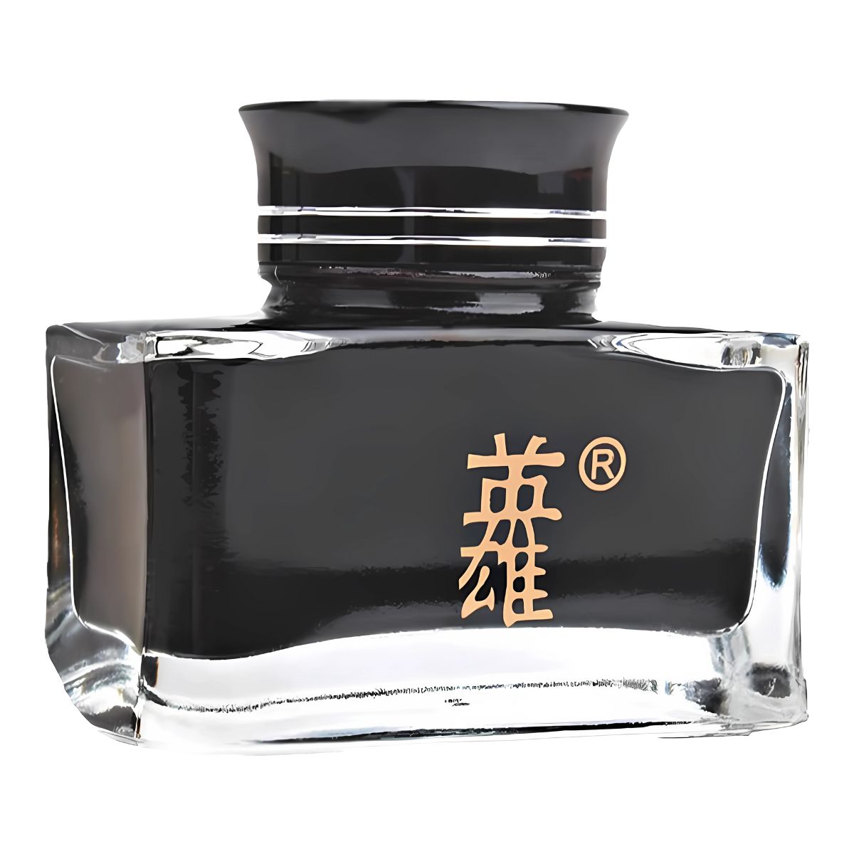 Hero 8806 Fountain Pen Ink Bottle – 60ml Pure Black, Non-Carbon Ink for Fountain Pens, Dip Pens & Calligraphy – Quick Dry, Smudge-Free, Safe for Nibs