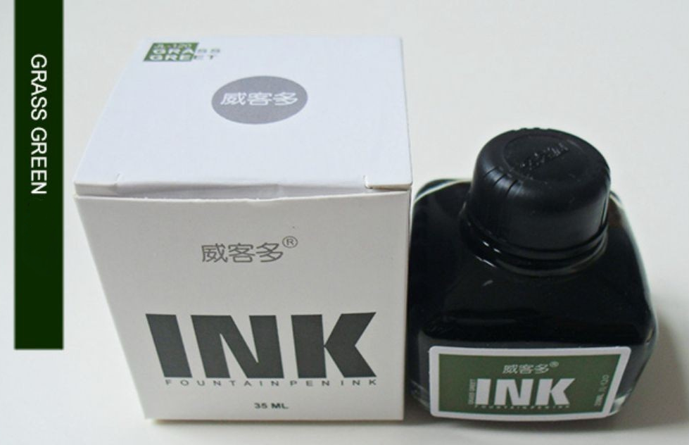 Wing Sung Junlai Premium Fountain Pen Ink 35ml Bottle - Vibrant Ink for Smooth Writing, Office Journaling Gift