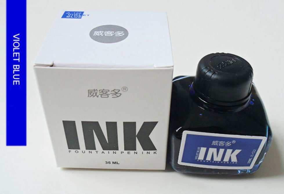 Wing Sung Junlai Premium Fountain Pen Ink 35ml Bottle - Vibrant Ink for Smooth Writing, Office Journaling Gift