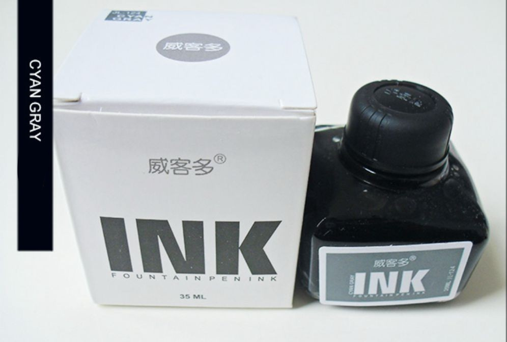 Wing Sung Junlai Premium Fountain Pen Ink 35ml Bottle - Vibrant Ink for Smooth Writing, Office Journaling Gift