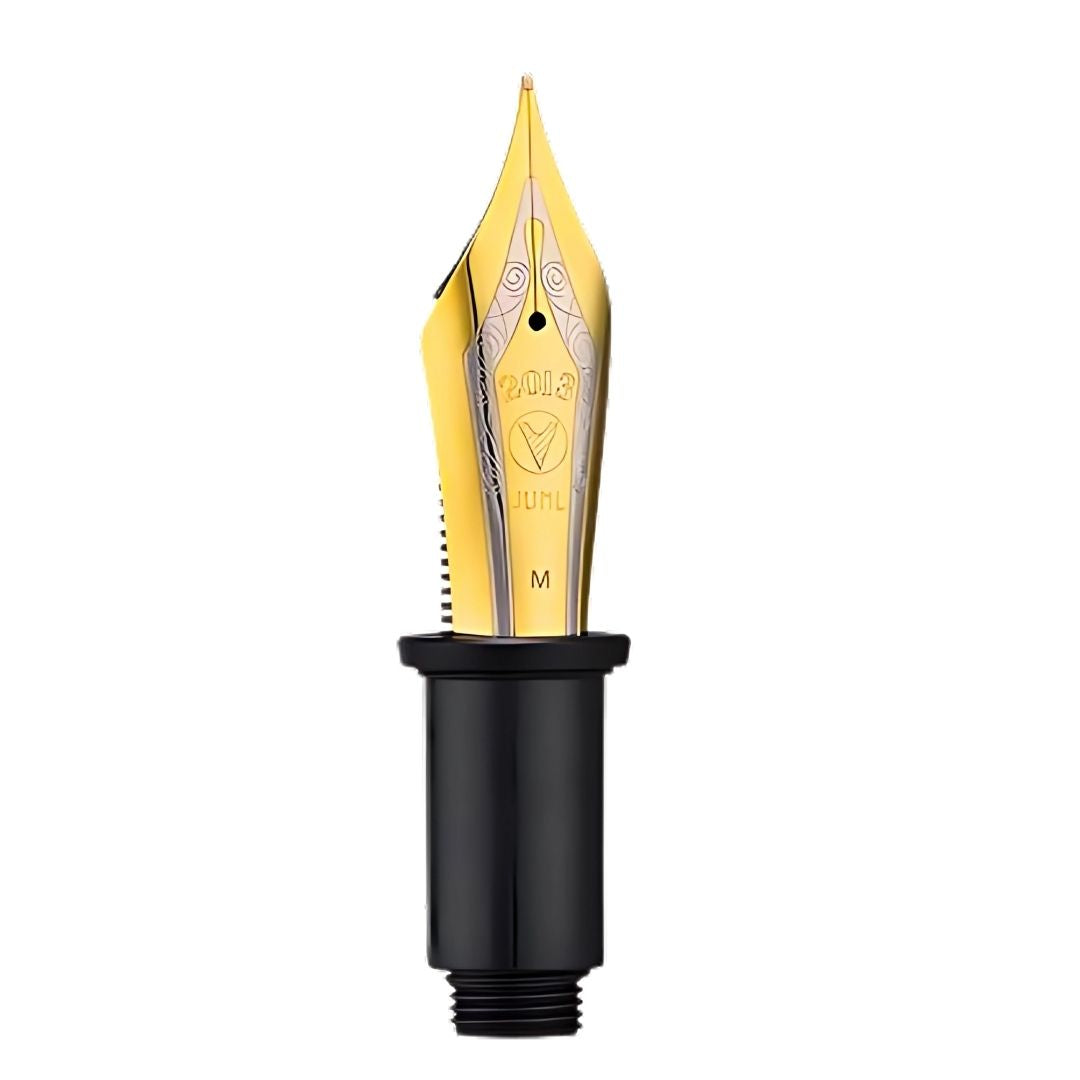 Wing Sung Junlai 930 Fountain Pen Replacement Nib Section – #9 Dual-Tone Iridium Nib, Fine/Medium/Broad Options