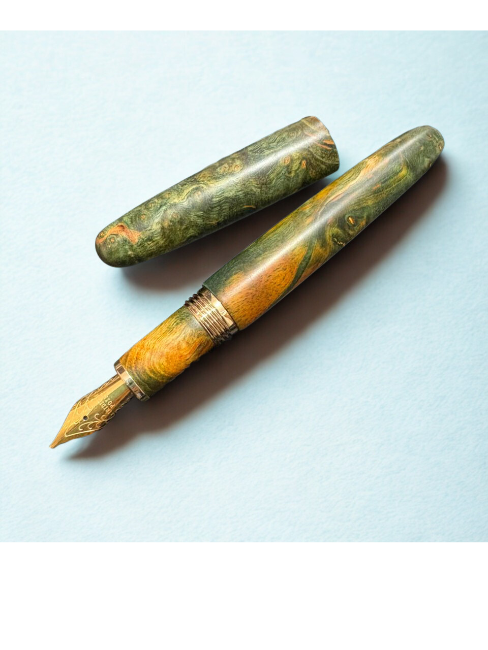 Jinxian Natural Stabilized Wood Fountain Pen