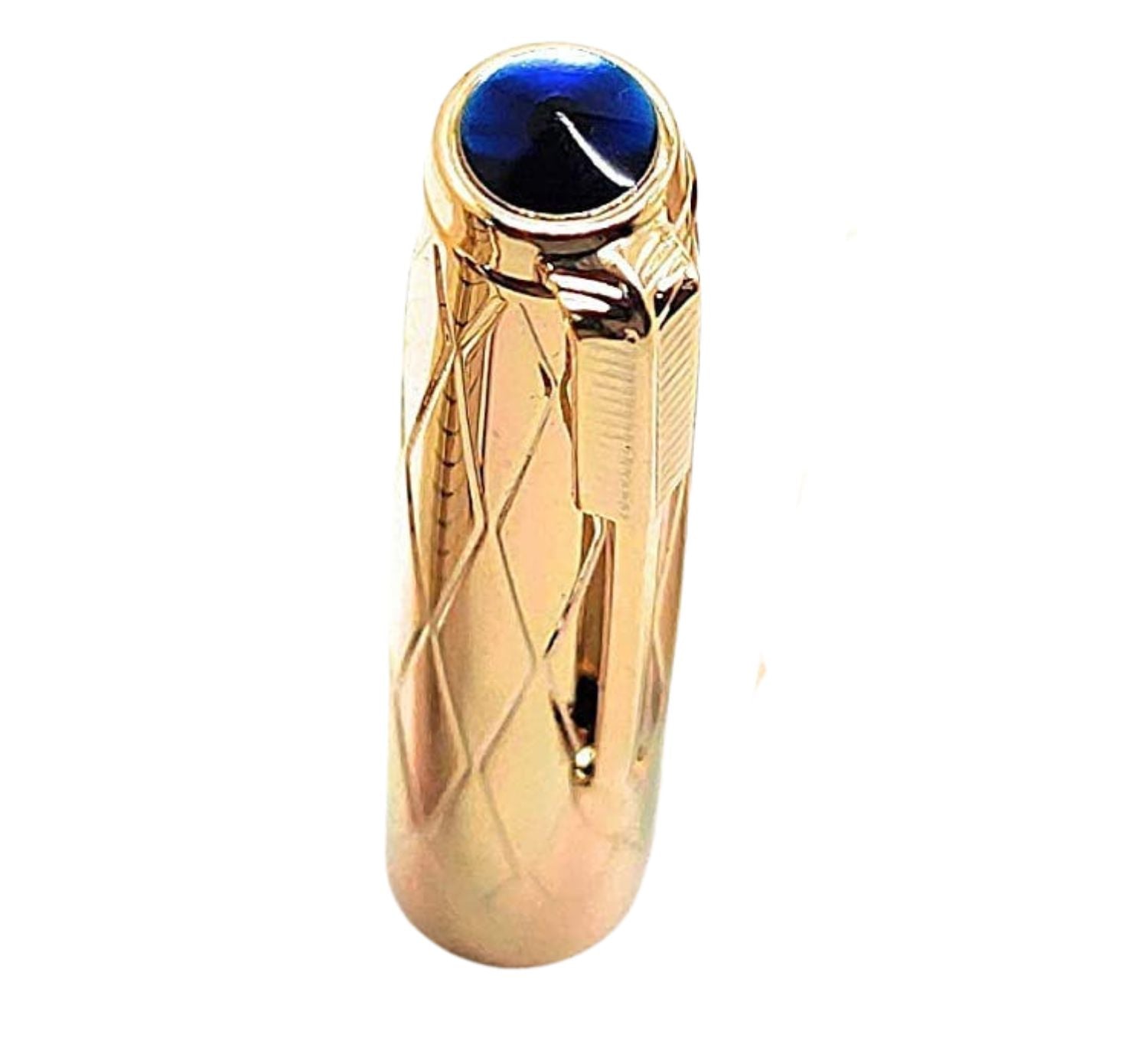 Wing Sung 601A Sky Blue Vacumatic Fountain Pen with Golden Cap – 0.5mm Fine Nib, Ink Window Pen, Resin Body, Push-Cap with Converter & Box (No Ink)