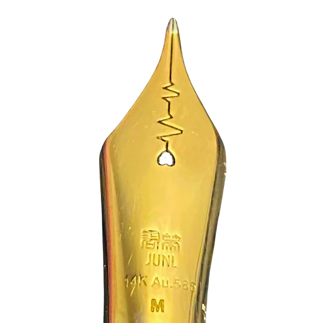 Wing Sung 14K Gold Fountain Pen Nib – Extra Fine / Fine / Medium Calligraphy Nib Replacement for Smooth Writing