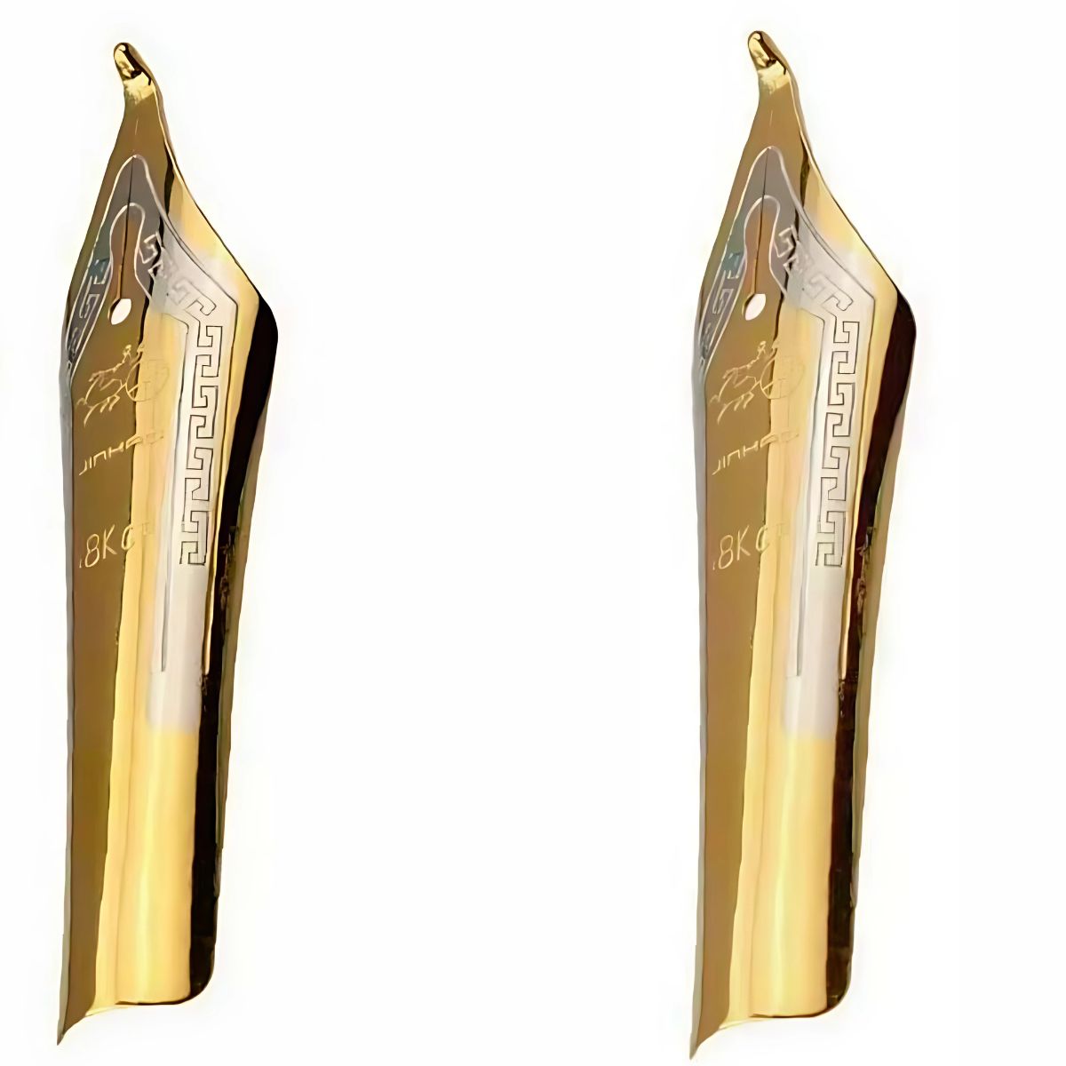 Jinhao #6 Size Original Fountain Pen Nibs – Bent Tip (Pack of 2) – Compatible with Jinhao X450/X750/100/159 and More