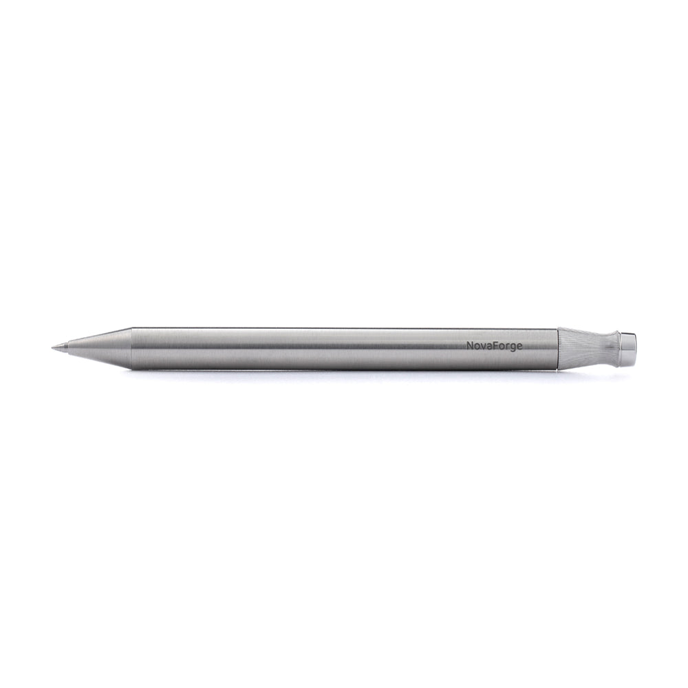 Natami  NovaForge Metal Ballpoint Pen – 0.5mm Fine Point, European G2 Refill Compatible, Premium Black Executive Writing Pen