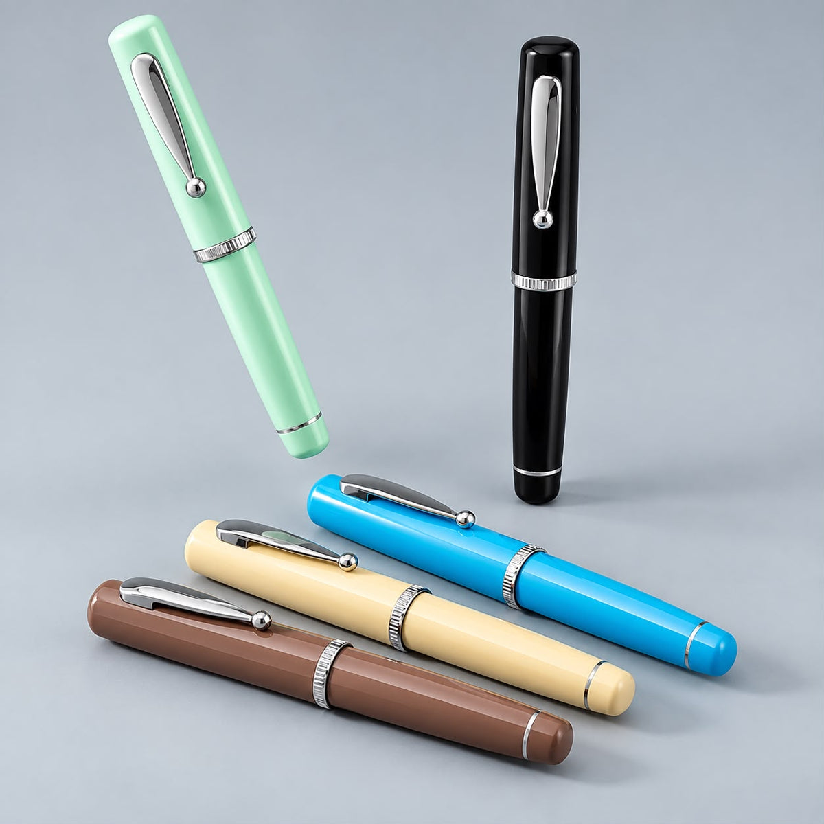 Platinum Komono PQ-1500 Pocket Fountain Pen – Fine Nib, Compact Body, Snap Cap