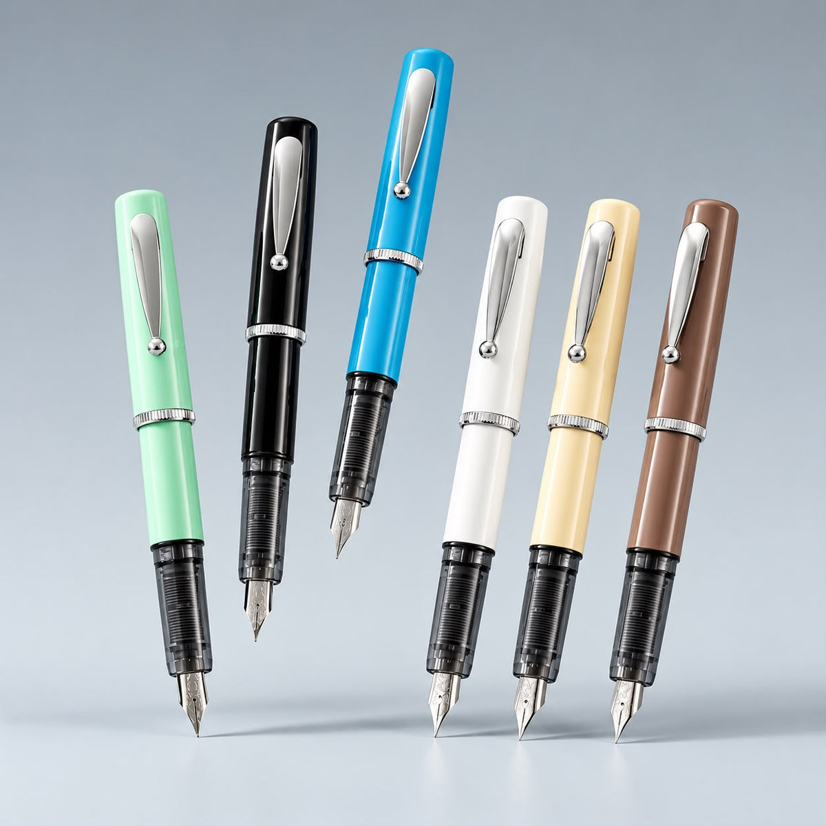 Platinum Komono PQ-1500 Pocket Fountain Pen – Fine Nib, Compact Body, Snap Cap