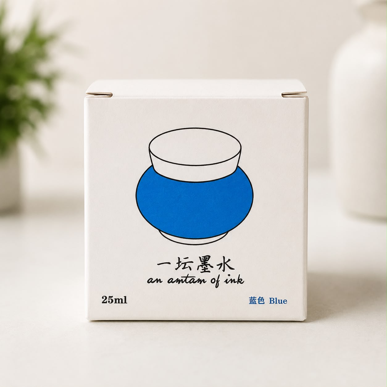 Jinhao 25ml Blue Fountain Pen Ink | Water-Based Non-Carbon Ink