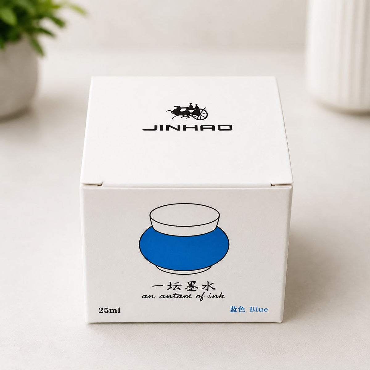Jinhao 25ml Blue Fountain Pen Ink | Water-Based Non-Carbon Ink