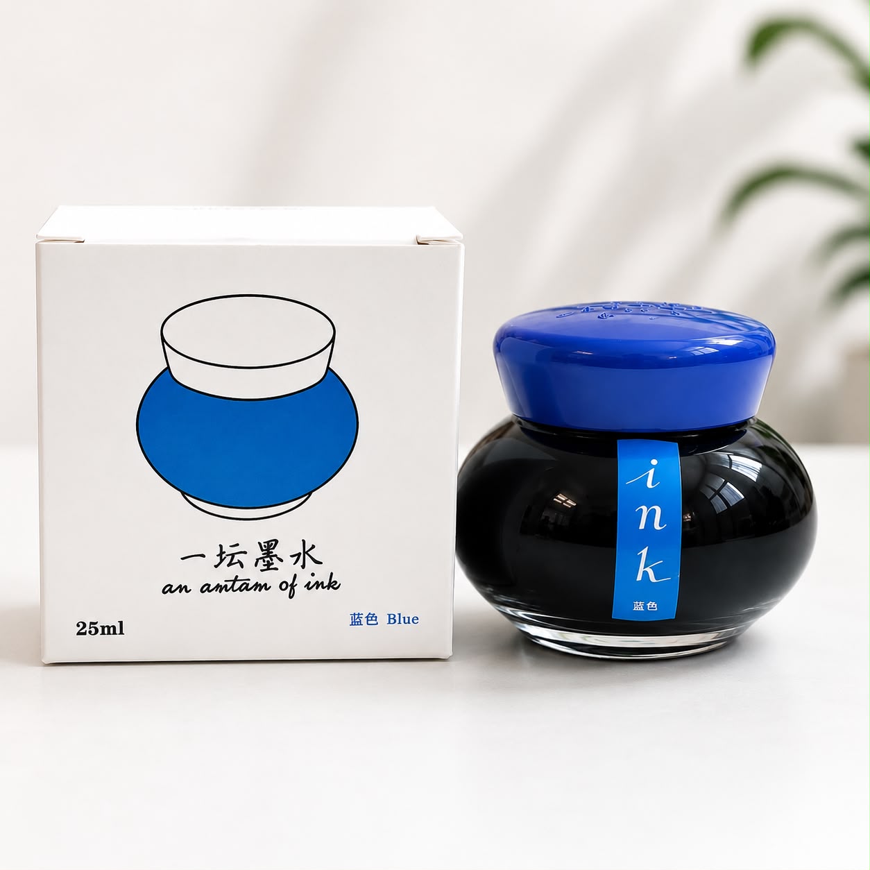 Jinhao 25ml Blue Fountain Pen Ink | Water-Based Non-Carbon Ink