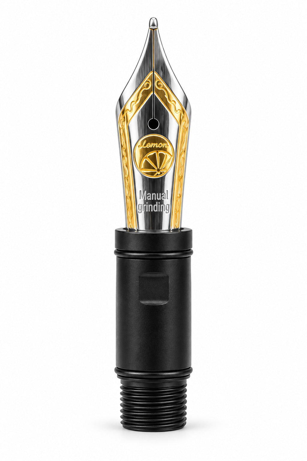 LEMON #6 Long Knife Calligraphy Nib Unit – Manually Ground Gold Tone Nib
