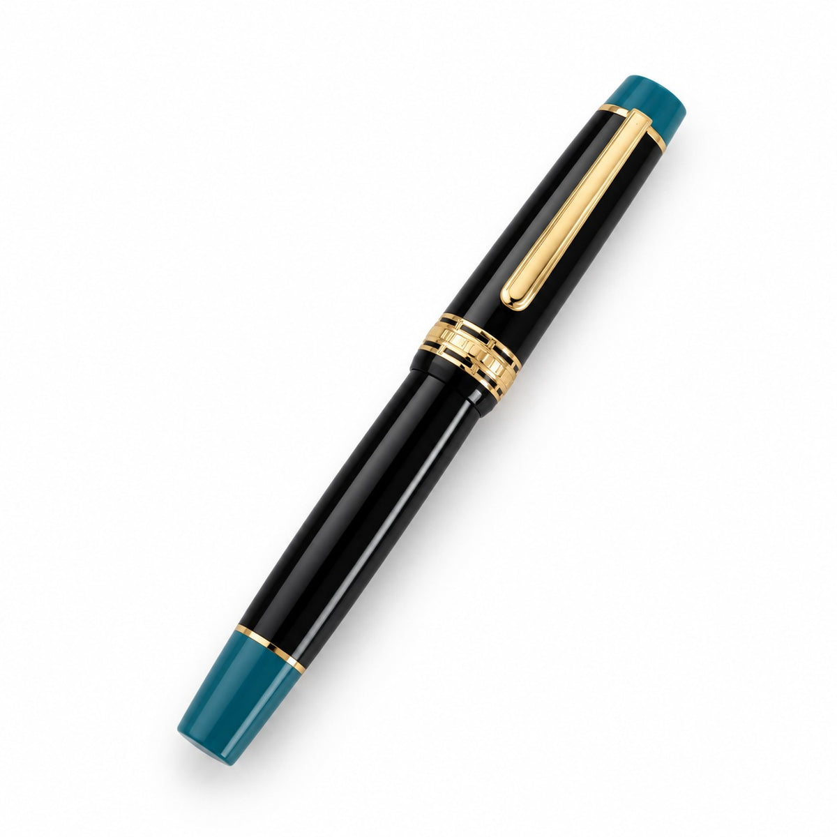 Wing Sung 630 Bespoke Obsidian Limited Edition Fountain Pen – Size 8 Nib, Ink Window, Piston Filling System, Premium Resin Body
