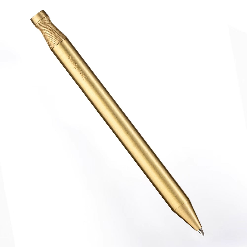 Natami  NovaForge Metal Ballpoint Pen – 0.5mm Fine Point, European G2 Refill Compatible, Premium Black Executive Writing Pen
