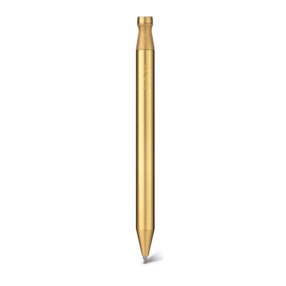 Natami  NovaForge Metal Ballpoint Pen – 0.5mm Fine Point, European G2 Refill Compatible, Premium Black Executive Writing Pen