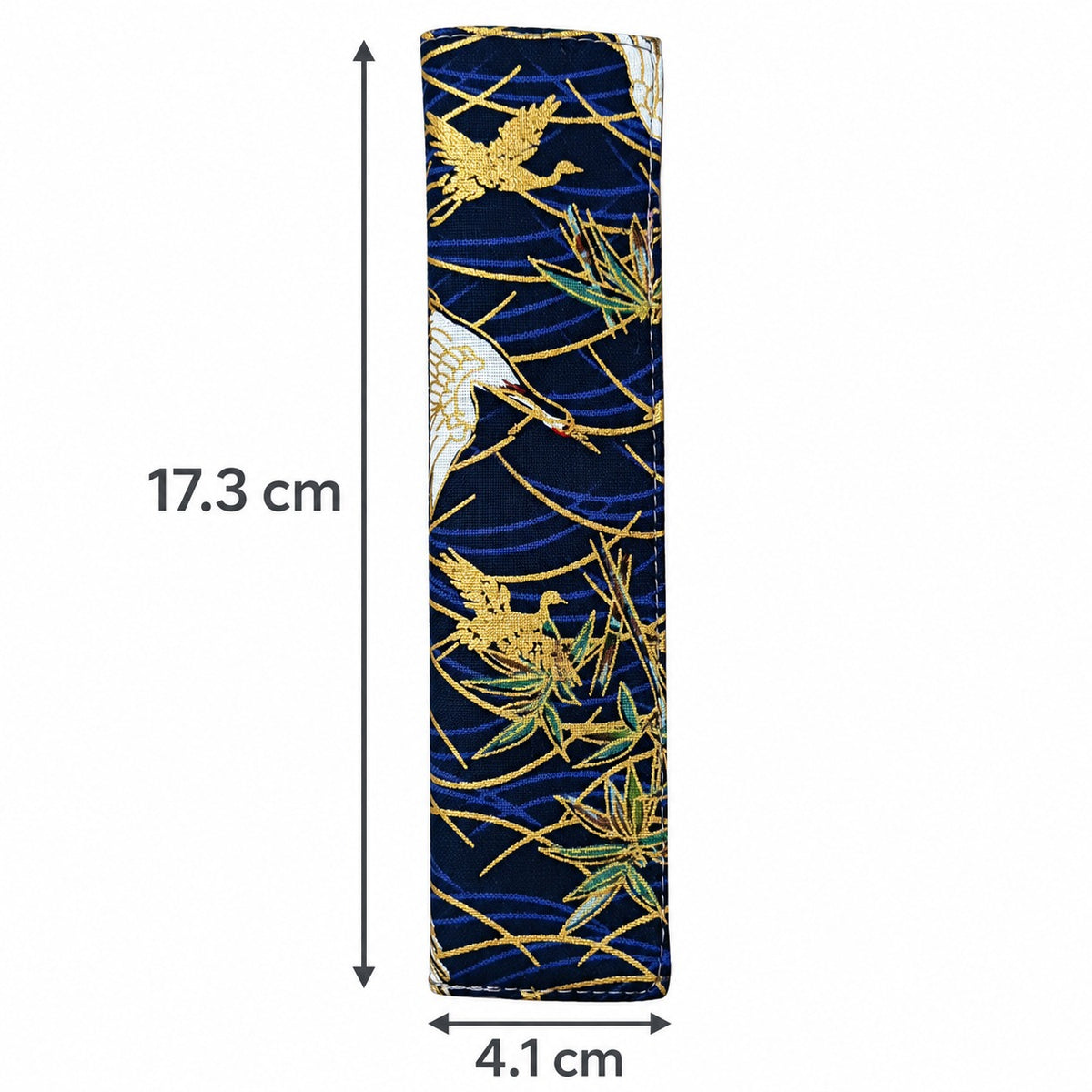 Handmade Pen Sleeve with Gold Foiling – Traditional Chinese Style Fabric Pen Pouch