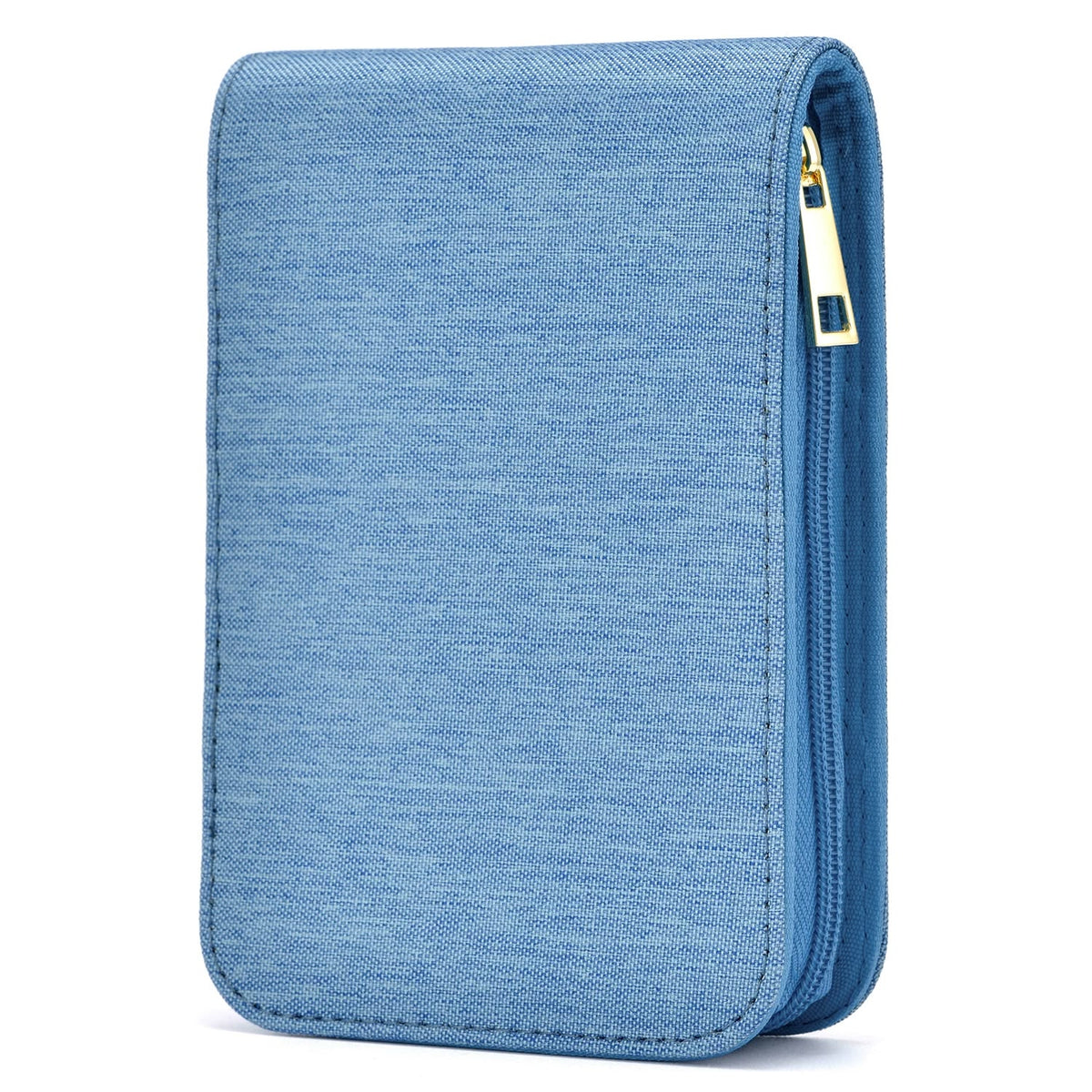 12-Slot Fountain Pen Carrying Case with Zipper – Protective Pen Storage Pouch with Elastic Holders & Divider for Pens