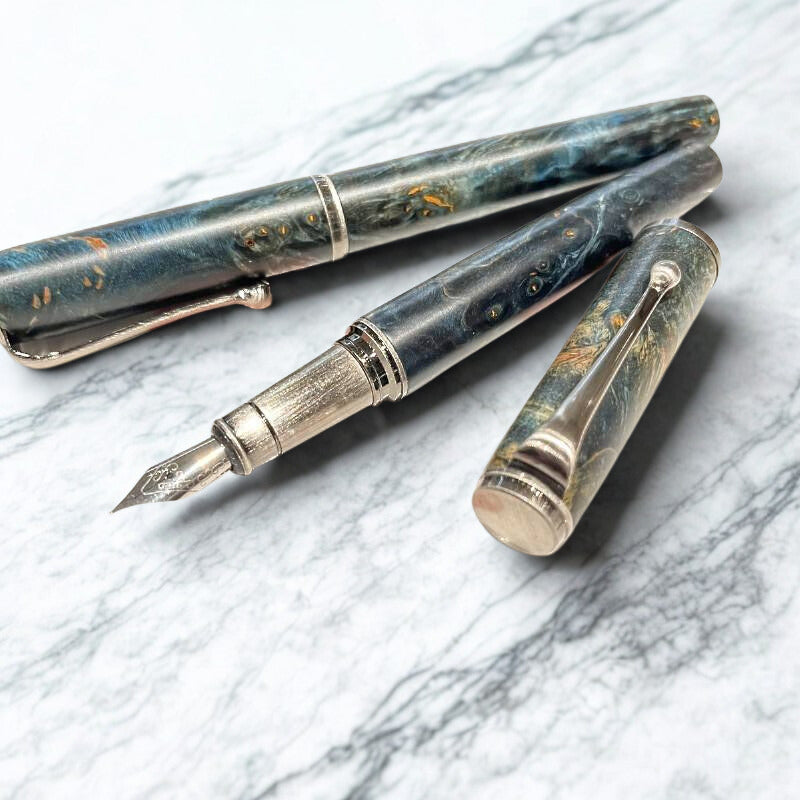 Jinxian Stable Wood & Copper Rod Metal Fountain Pen