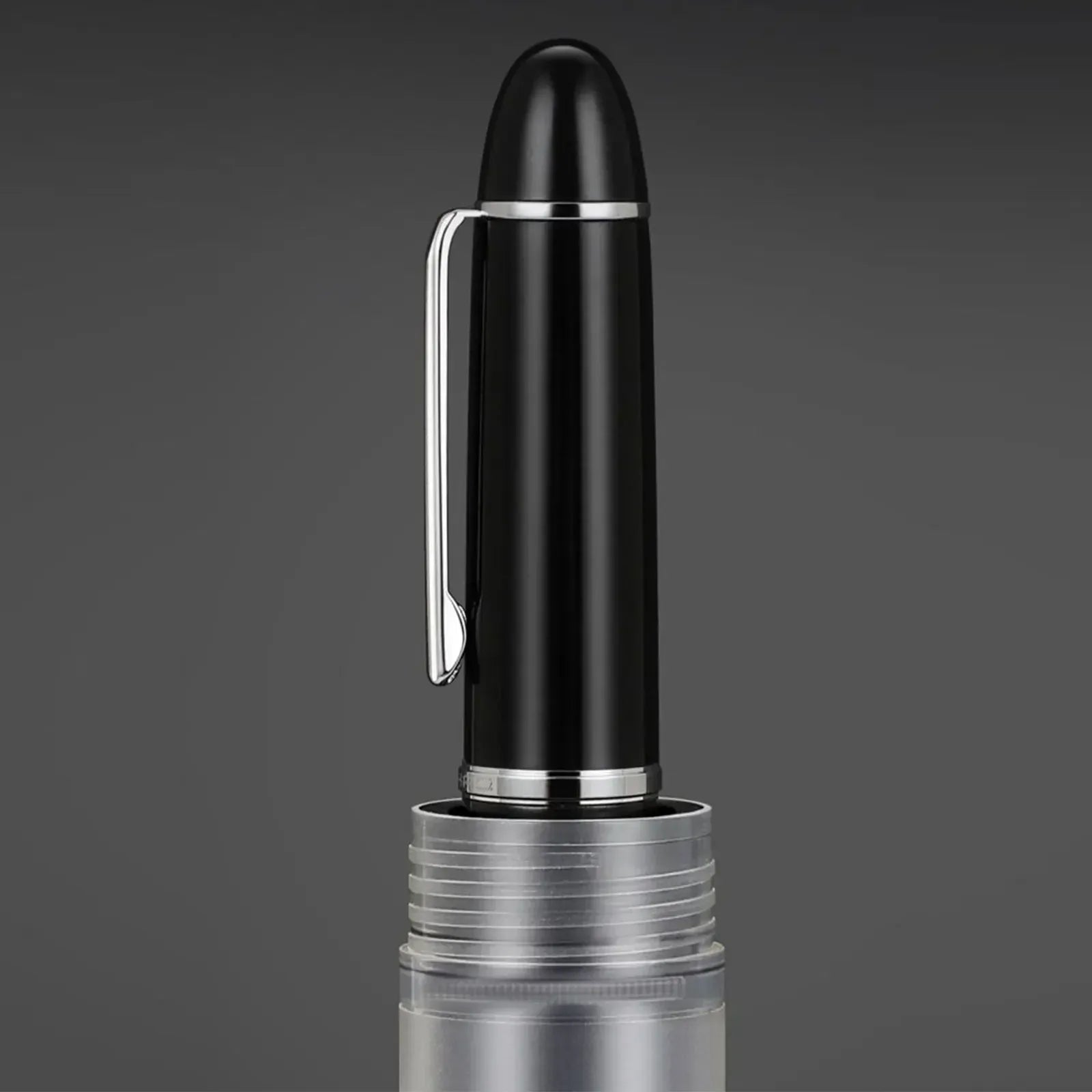 Jinhao Transparent Fountain Pen Box – Durable Plastic Gift & Storage Case for Pens – 17×2.8cm