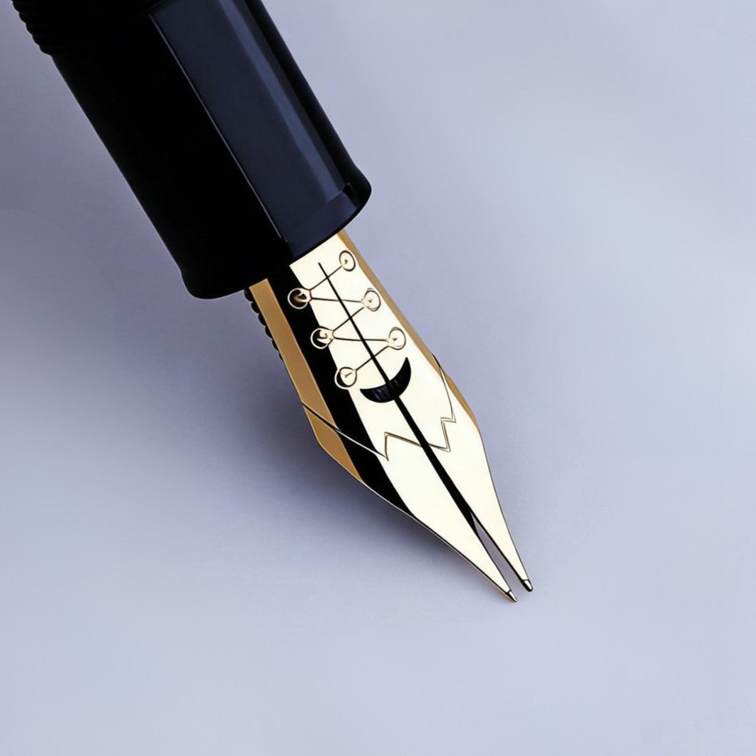 Moonman Flex Fountain Pen Nib Unit – Size 6 Gold & Silver Flexible Replacement Nib